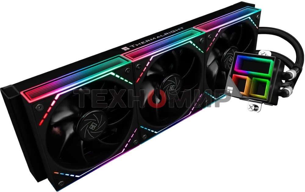 Система жидкостного охлаждения Thermalright Frozen Infinity 360 ARGB Soc-AM5/AM4/1200/1700/1851 черный 4-pin 28.2dB Al Ret (F-INFINITY-360-BL)