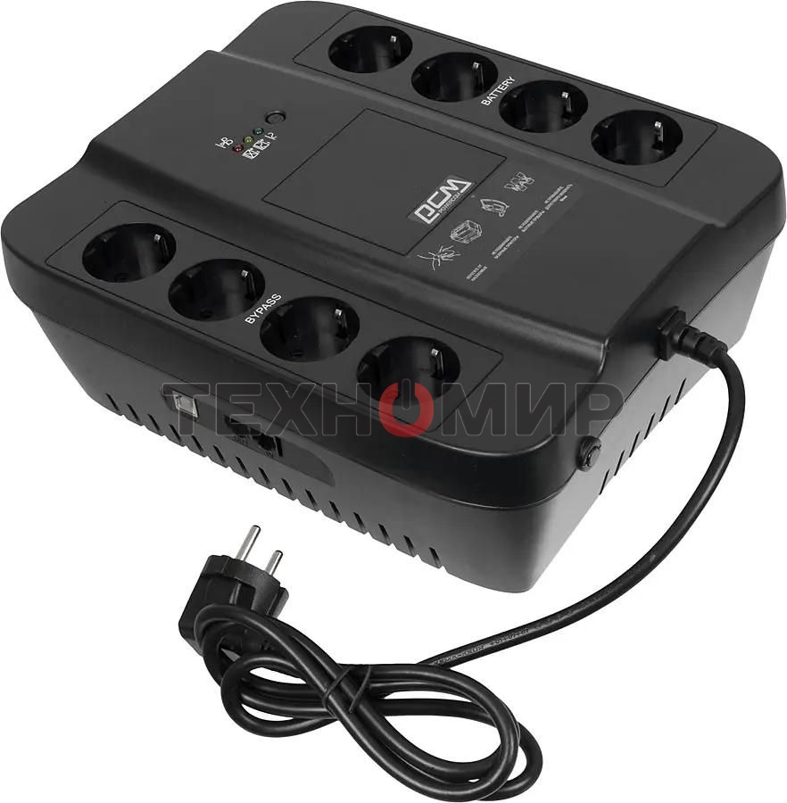 Источник бесперебойного питания Powercom Spider SPD-850U 510Вт 850ВА черный