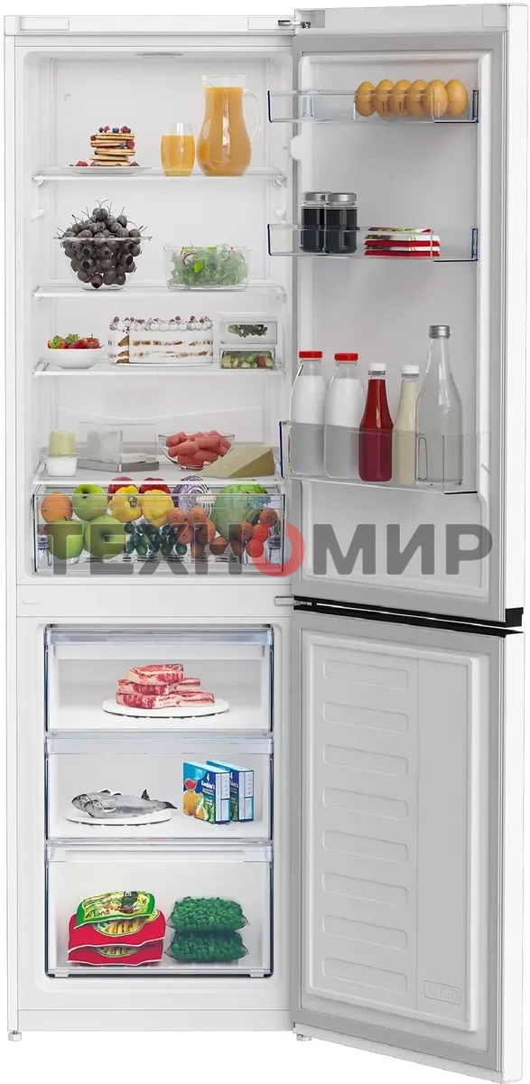 Холодильник Beko B1RCSK362W белый двухкамерный 230/113л морозилка снизу