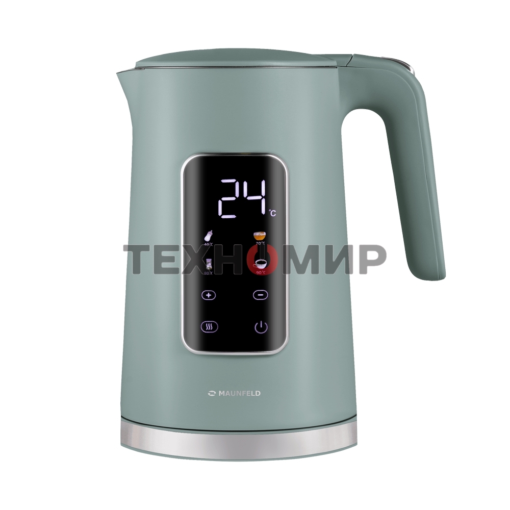 Чайник электрический Maunfeld MGK-635DGN зеленый, 1.7 л, 2200 Вт