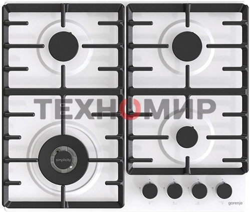Газовая варочная панель Gorenje GW642SYW белый