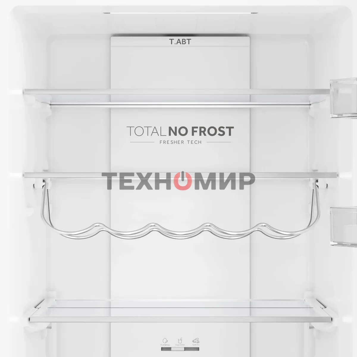 Холодильник Haier C2F636CCRGU1 бежевый, двухкамерный, 256/108л, морозилка снизу, No Frost