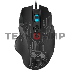 Мышь проводная SVEN RX-G715 черный, 3200 dpi, USB, кнопки - 8