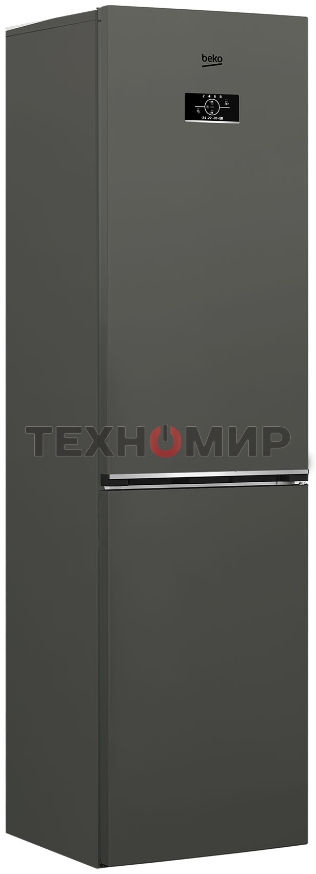 Холодильник Beko B3R0CNK332HG темно-серый двухкамерный 200/100л морозилка снизу, No Frost