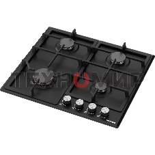 Газовая варочная панель Hyundai HHG 6432 BK черный