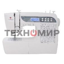Швейная машина Comfort 1001 200 операций, 9 видов петель, жк дисплей, нитевдеватель, горизонтальный челнок, русск./англ. алфавит, плавная регулировка скорости на корпусе, регулятор давления лапки, нитевдеватель, возможность шитья двойной иглой, возможност