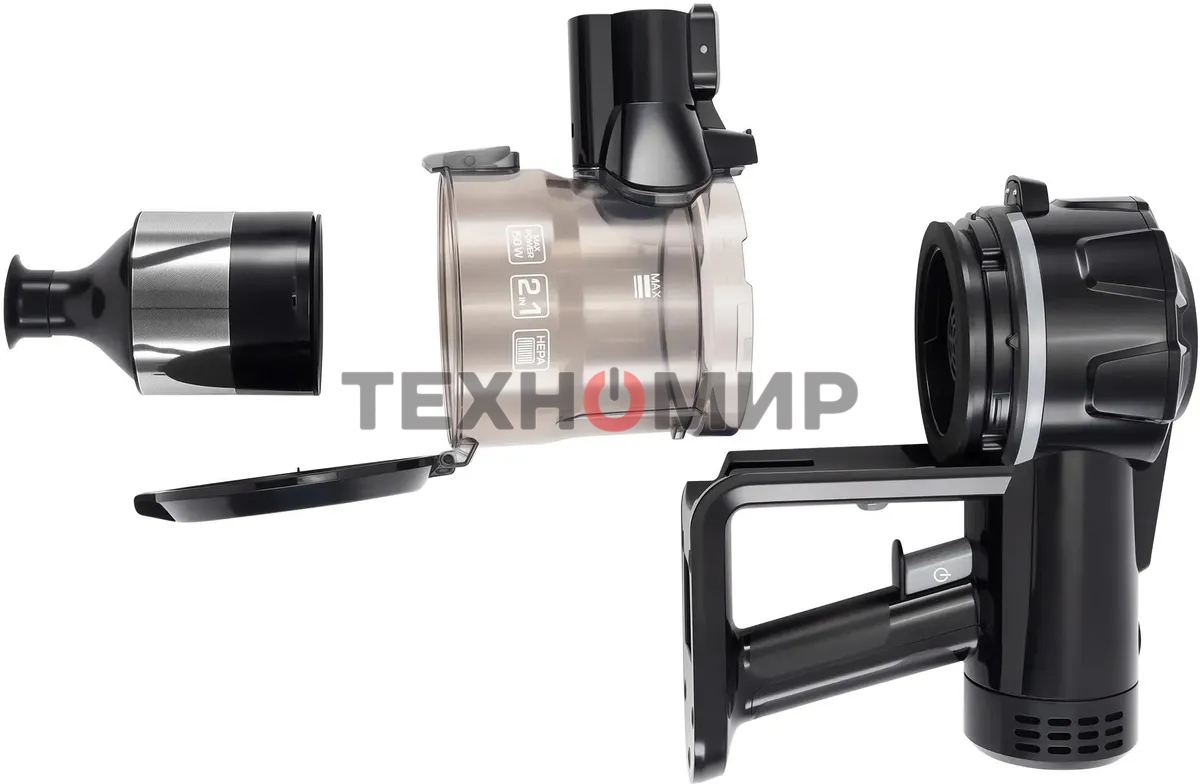 Пылесос Vitek Starlight VT-8143 черный/серебристый, питание от аккумулятора, 35 Вт, уборка сухая, пылесборник 0.6 л, работа от АКБ max 30 мин