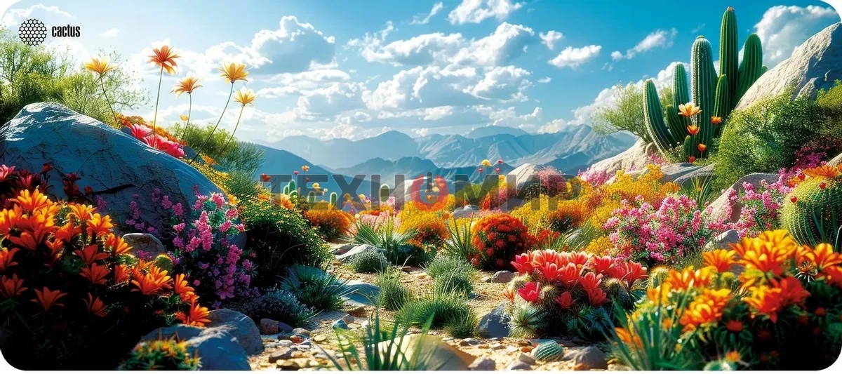 Коврик для мыши Cactus Desert landscape 900x400x3мм (CS-MP-PRO15XXL)