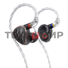 Наушники вкладыши Fiio FH5S 1.2м черный/медный проводные в ушной раковине