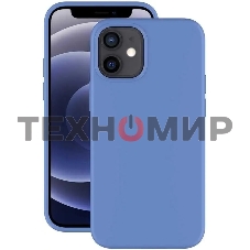 Чехол (клип-кейс) DEPPA Gel Color, для Apple iPhone 12 mini, синий 87762