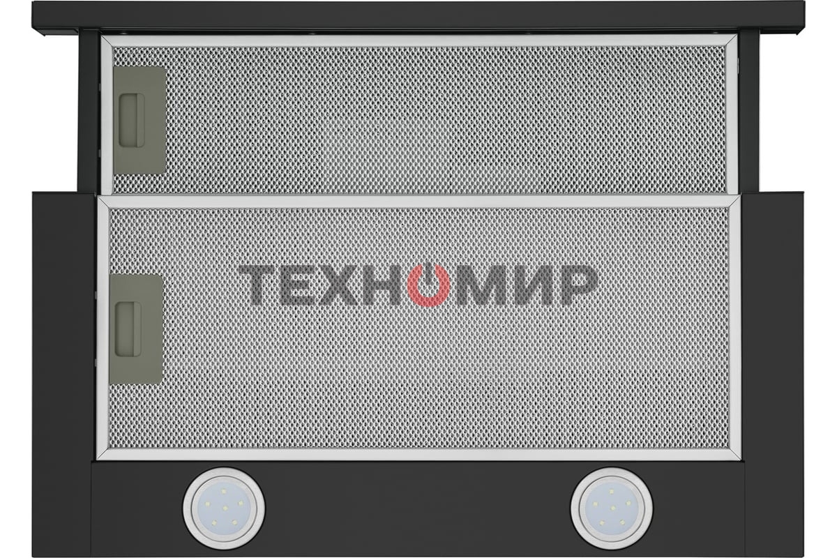 Вытяжка встраиваемая Maunfeld VS Fast 60 черный, 60 см, 850 куб. м/ч, 47 дБ