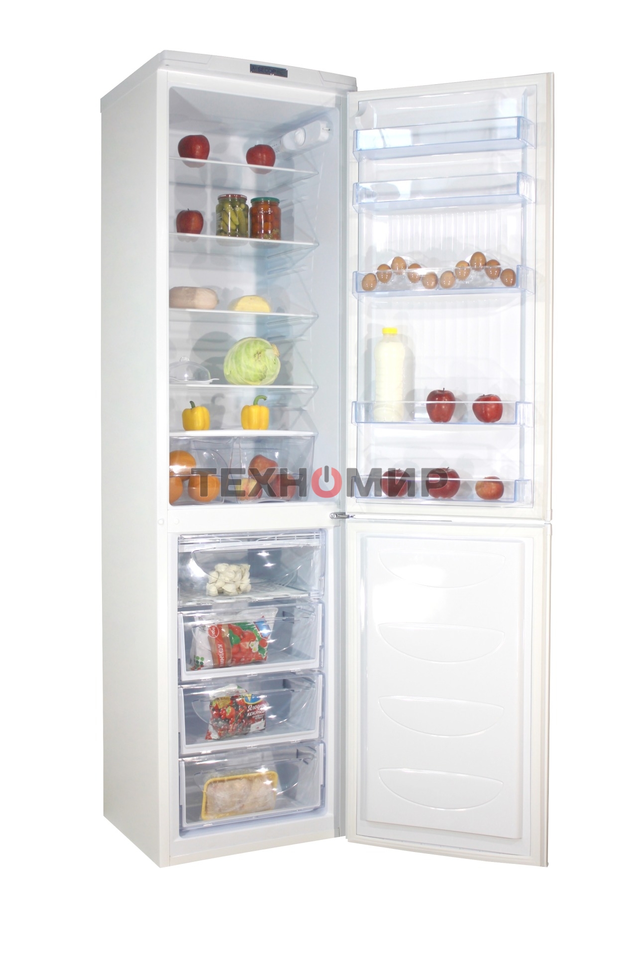 Холодильник DON R-299 B белый двухкамерный 259/140л морозилка снизу