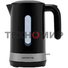 Чайник электрический Polaris PWK 1803C Water Way Pro, пластик Черный