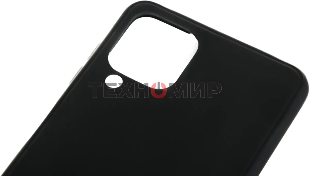 Чехол (клип-кейс) BORASCO Silicone Case, для Samsung Galaxy A22/M22, черный