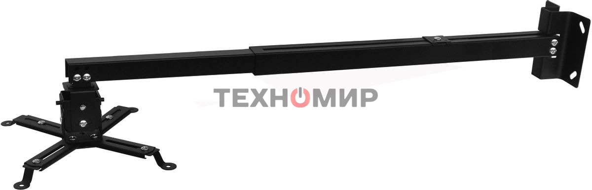 Кронштейн для проектора Buro PR04-140B черный макс.15кг потолочный поворот и наклон