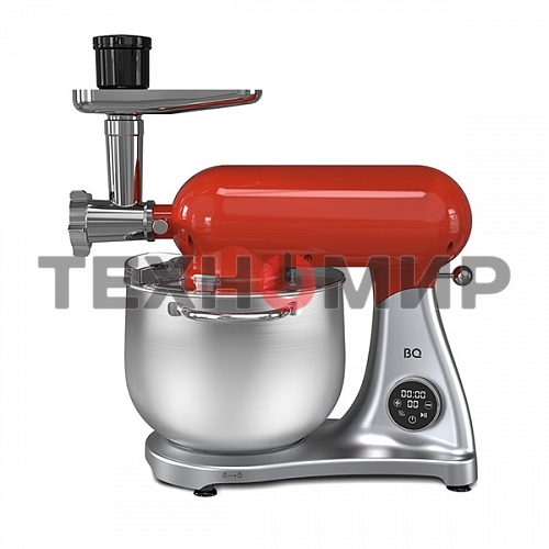 Планетарный миксер BQ MX851 Красный-Серебристый