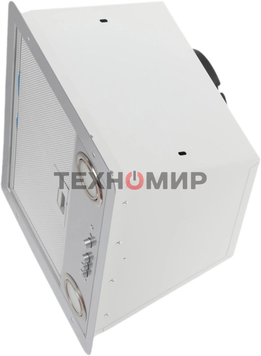 Вытяжка встраиваемая Elikor Flat 42П-430-К3Д белый/хром, 42 см, 430 куб. м/ч, 60 дБ