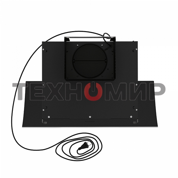 Вытяжка каминная Elikor Wave BK 60 черный, 60 см, 750 куб. м/ч, 56 дБ