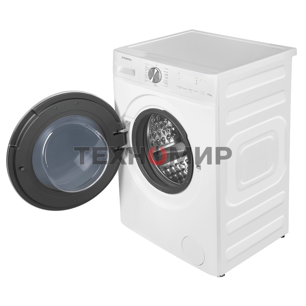 Стиральная машина Maunfeld MFWM127IWH053 белая, загрузка фронтальная 7кг, 1200 об/мин., класс: A+++