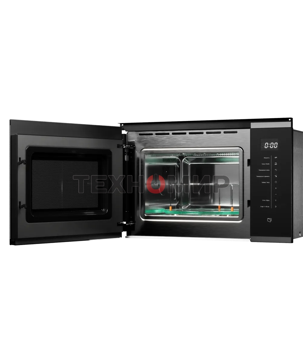 Встраиваемая микроволновая печь Kuppersberg HMW 651 BX черный/нержавеющая сталь