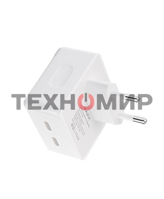 Сетевое зарядное устройство Maxvi CHL-604PD Type-C\Type-C 40W 6A (3A+3A) PD QC3.0, белый