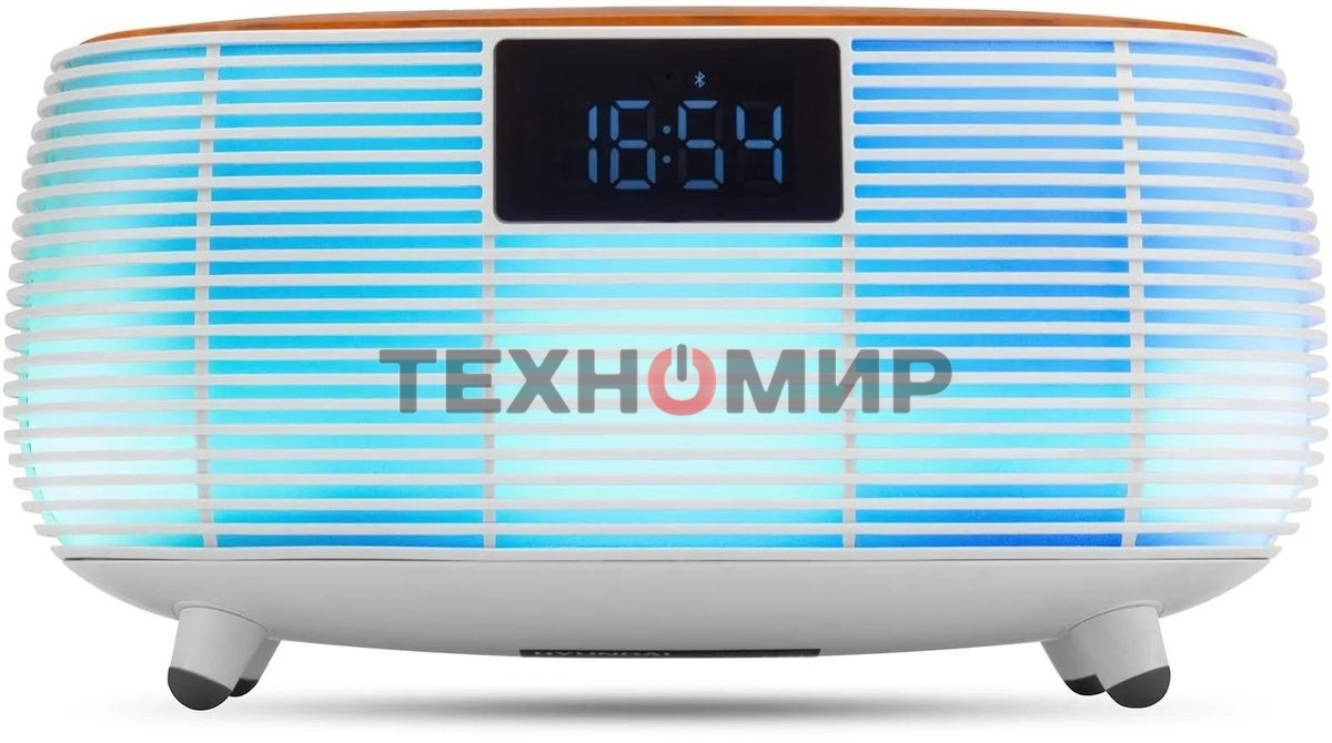 Радиобудильник Hyundai H-RCL231 белый LCD подсв:белая часы:цифровые FM