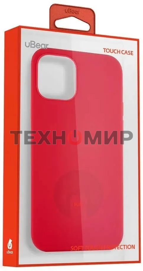 Чехол (клип-кейс) UBEAR Touch Case, для Apple iPhone 12 mini, красный cs61rr54th-i20