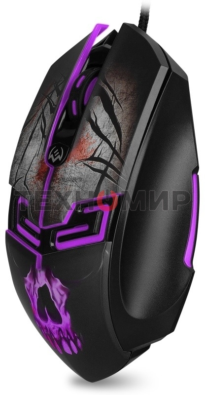 Мышь проводная SVEN RX-G805 черный, 8000 dpi, USB, кнопки - 6