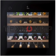 Винный шкаф LEX LWD6036BL dual zone PP 1-нокамерн. черный (CHAT500008)