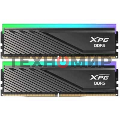 Оперативная память ADATA XPG Lancer Blade RGB, DDR5, 32GB (2x16GB), 6000 MHz, CL36, с радиатором, RGB, черный