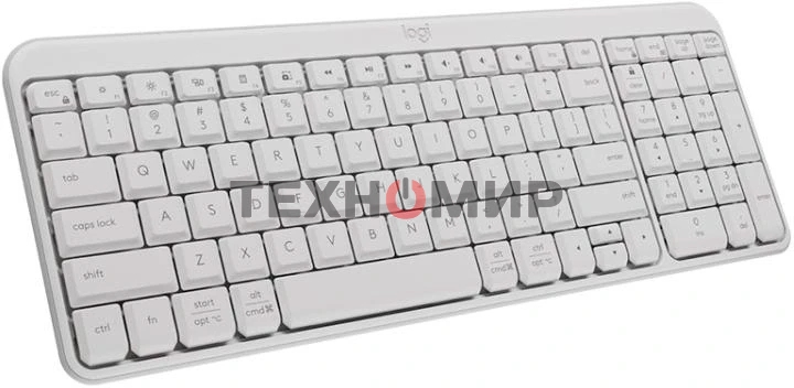 Клавиатура Logitech K251 белый беспроводная BT Multimedia (920-013364)