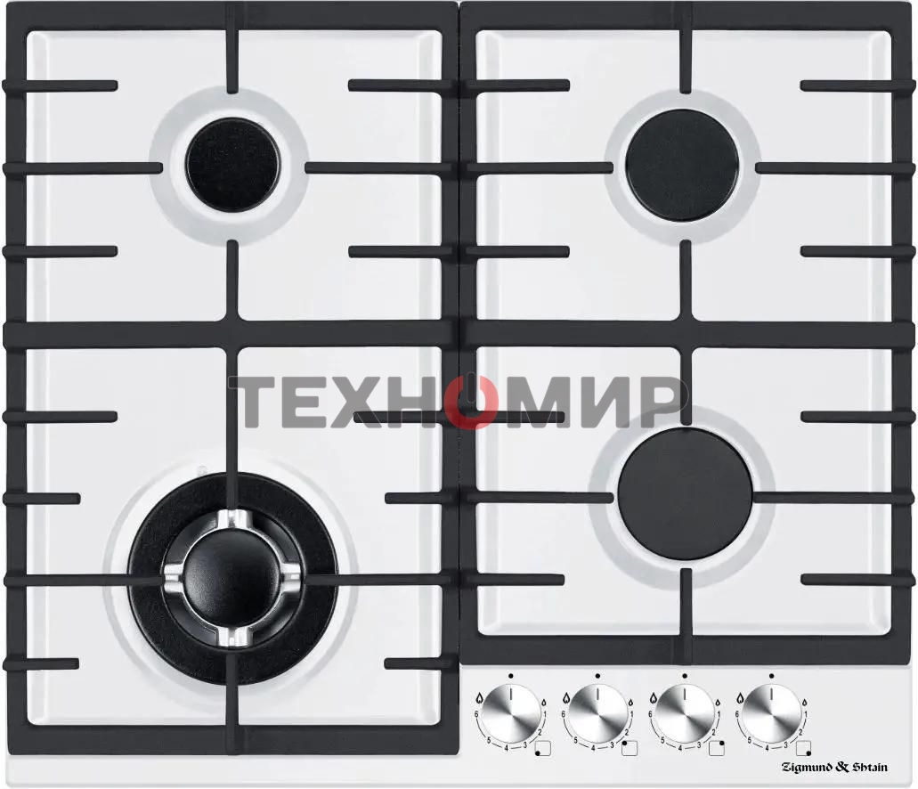 Газовая варочная панель Zigmund & Shtain G 20.6 W белый