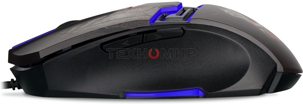 Мышь проводная SVEN RX-G805 черный, 8000 dpi, USB, кнопки - 6