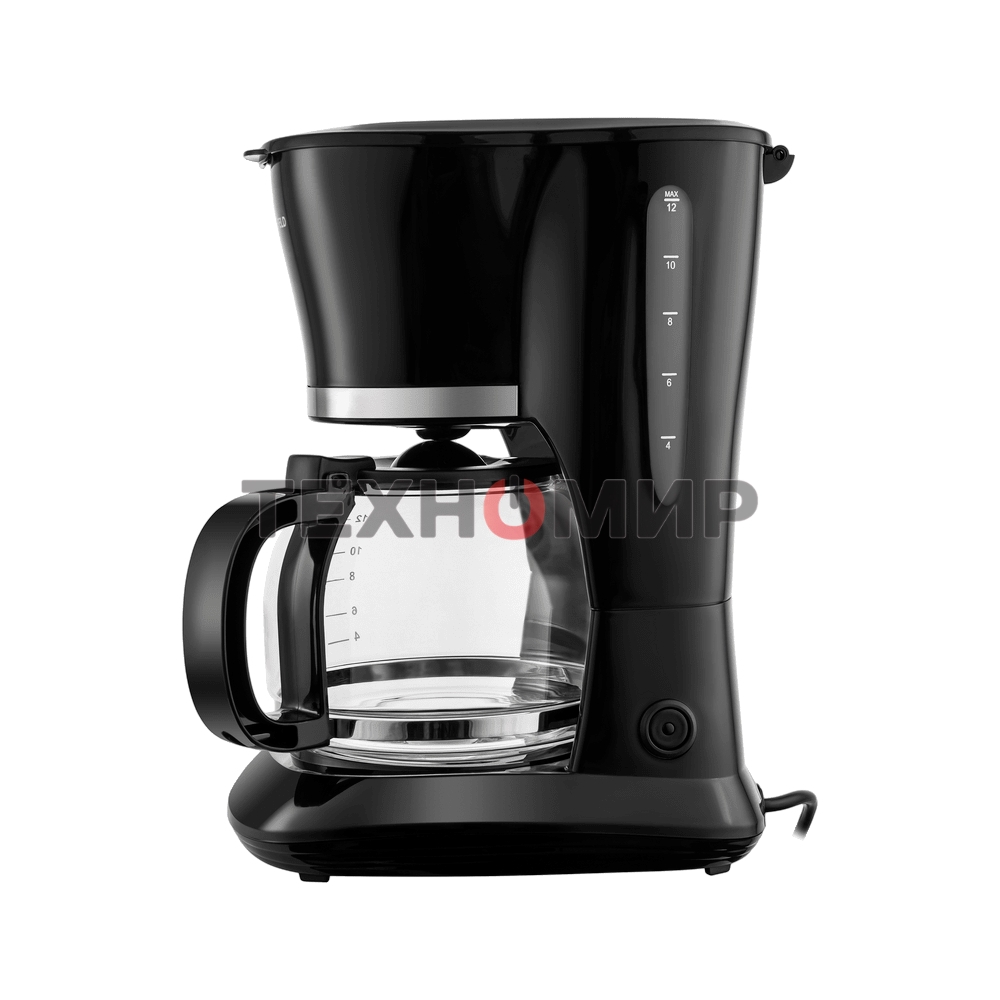 Кофеварка капельная Maunfeld MF-732BK черный, исп. кофе - молотый, 1,5 л, 1000 Вт