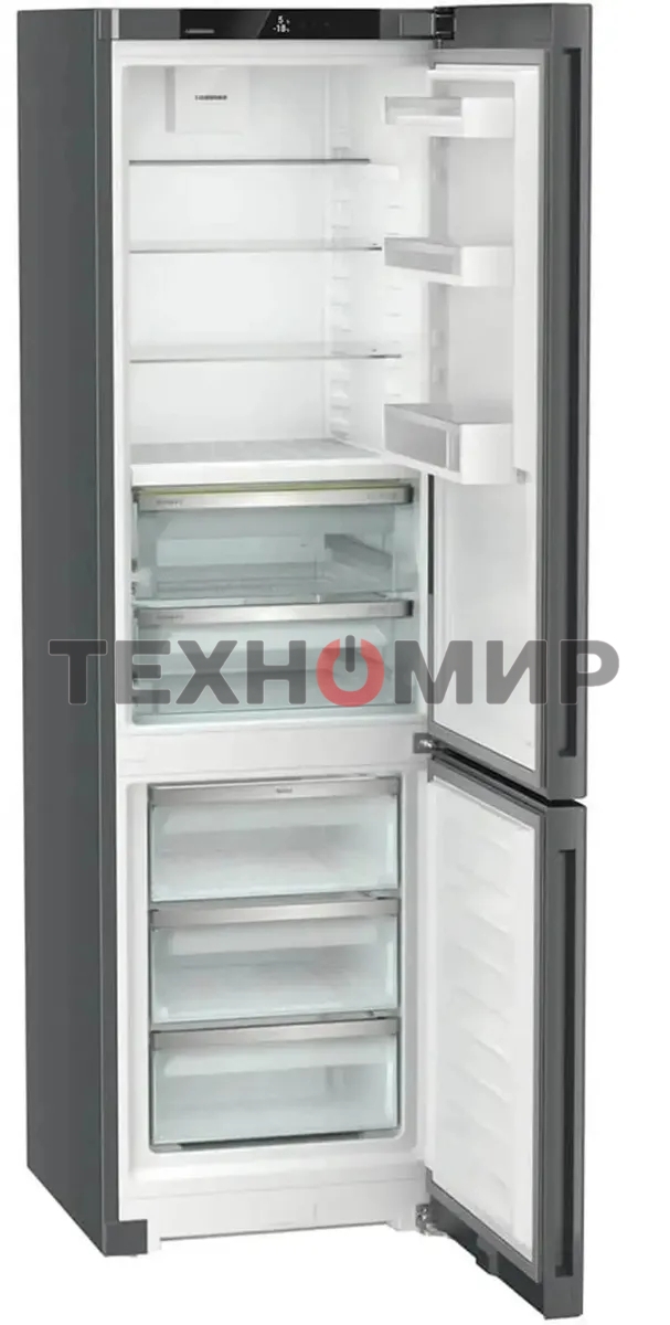 Холодильники Liebherr CBNdgc 5723-20 001 Plus темно-серый двухкамерный 255/94л морозилка снизу, No Frost