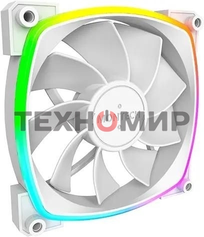 Вентилятор для корпуса MONTECH RX120 PWM белый, 120 мм, 1600 об/мин, 27 дБ, 4 pin