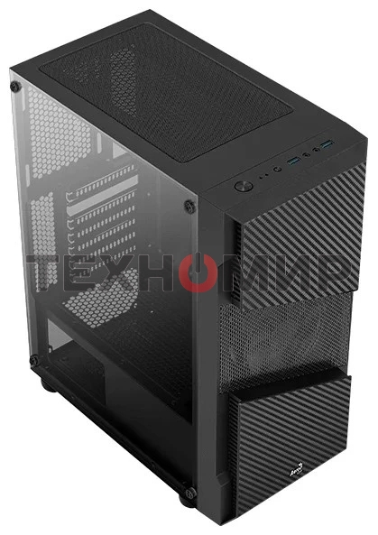Компьютерный корпус Aerocool/Formula Menace Saturn FRGB-G-BK-v1 черный без БП ATX 4x120мм 2xUSB2.0 1xUSB3.0 audio bott PSU