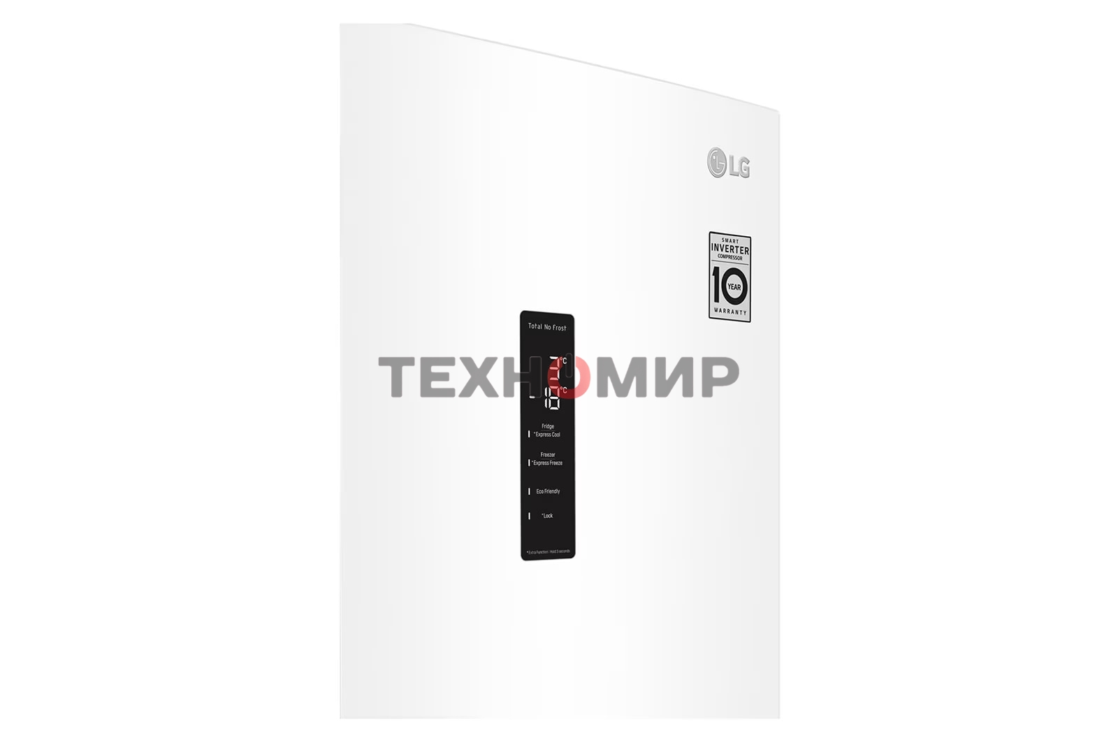Холодильник LG GA-B509CQSL белый двухкамерный 277/107л морозилка снизу, No Frost