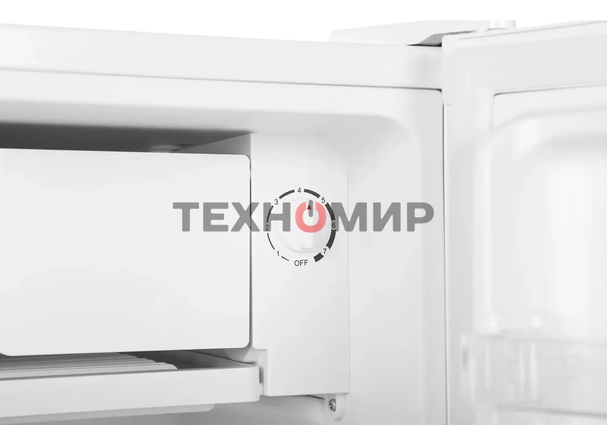 Холодильник Hyundai CO10041H белый однокамерный 76/9 л морозилка сверху, ручное размораживание