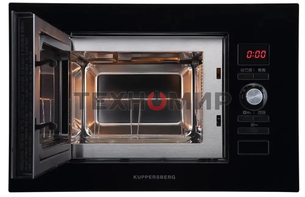 Встраиваемая микроволновая печь Kuppersberg HMW 625 B 20 л, High-Tech, 800 Вт, черный