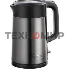 Чайник электрический Panasonic NC-CWK51 1.7 л, 1500 Вт, нержавеющая сталь/черный корпус: полупропилен/нержавеющая сталь