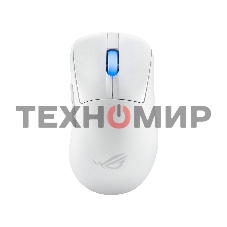 Мышь беспроводная/проводная ASUS ROG Keris II Ace белый, 42000 dpi, радиоканал, Bluetooth, USB, кнопки - 6