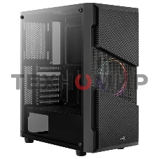 Компьютерный корпус Aerocool/Formula Menace Saturn FRGB-G-BK-v1 черный без БП ATX 4x120мм 2xUSB2.0 1xUSB3.0 audio bott PSU