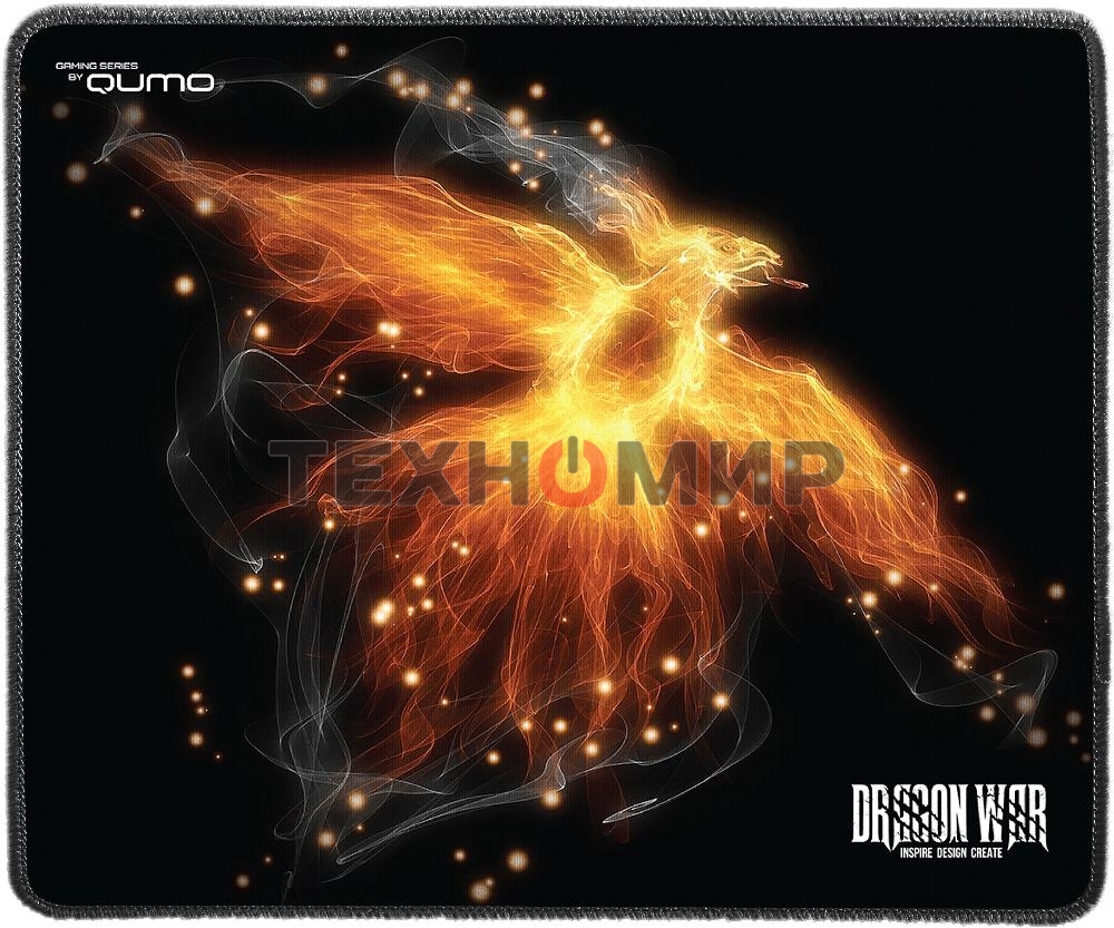 Игровой коврик Qumo Phoenix для мыши, 280x230x3 мм