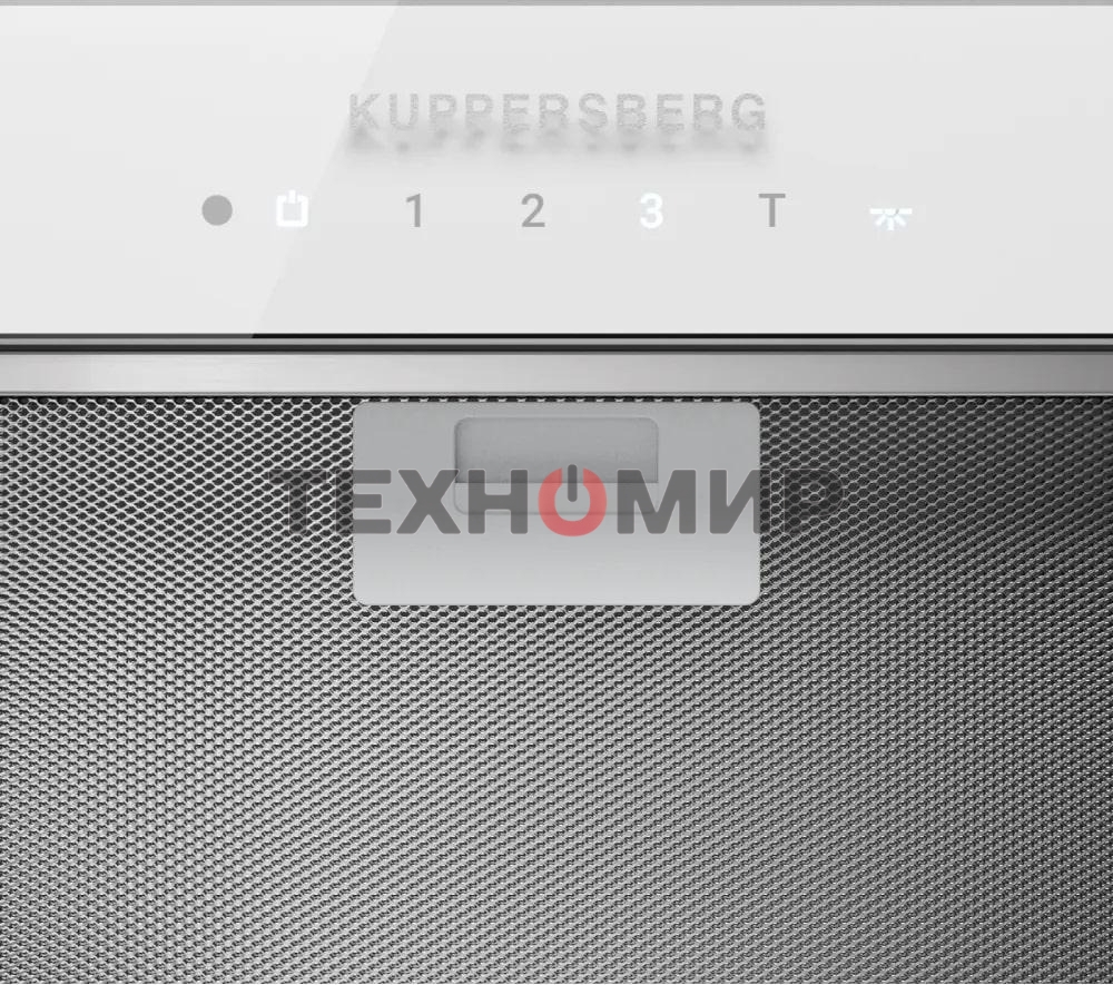 Вытяжка встраиваемая Kuppersberg Bim 600 White белый, 52 см, 1300 куб. м/ч, 46 дБ