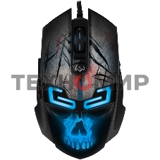 Мышь проводная SVEN RX-G805 черный, 8000 dpi, USB, кнопки - 6