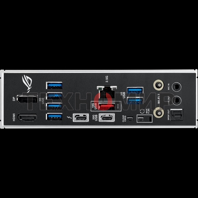 Материнская плата ASUS ROG STRIX B860-F GAMING WIFI, LGA 1851, Intel B860, 4xDDR5, 4xSATA, 4xM.2, 1xPCIe 5.0 x16, 1xPCIe 4.0 x16, 1xDP, 1xHDMI, 1x 2.5Gb LAN, 1xUSB 20Gbps, 1xUSB 10Gbps, 6xUSB-A 5Gbps, 2xUSB 2.0, 3x3.5 мм, 7.1, ATX