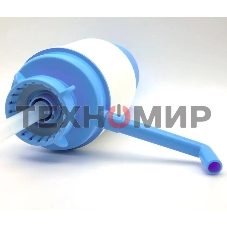 Помпа для 19л бутыли Aqua Work Дельфин Эко механический голубой картон