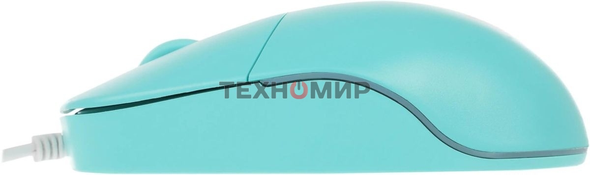 Мышь проводная Defender Azora MB-241 голубой, 1200 dpi, USB, кнопки - 3