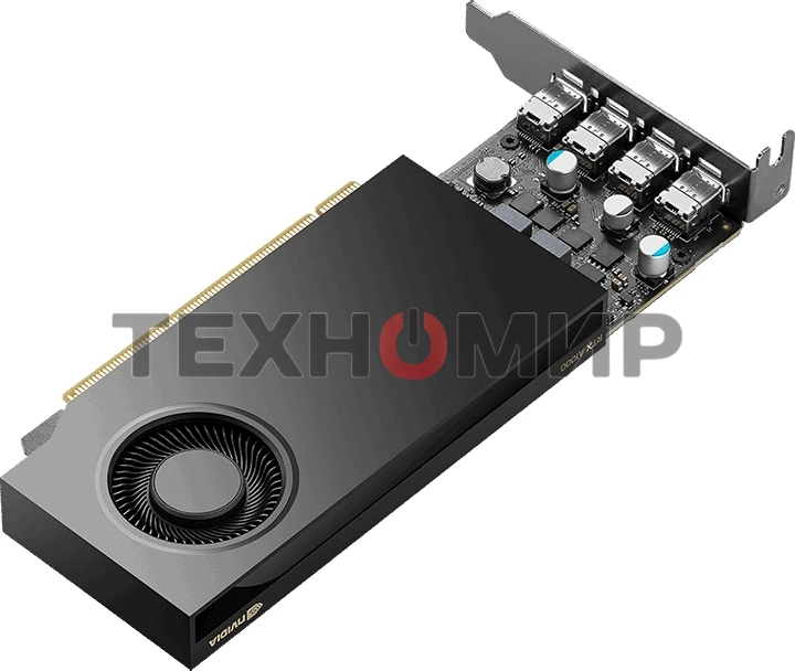 Видеокарта NVIDIA RTX A1000 PCIe 8Gb GDDR6 BOX Pack 900-5G172-2580-000